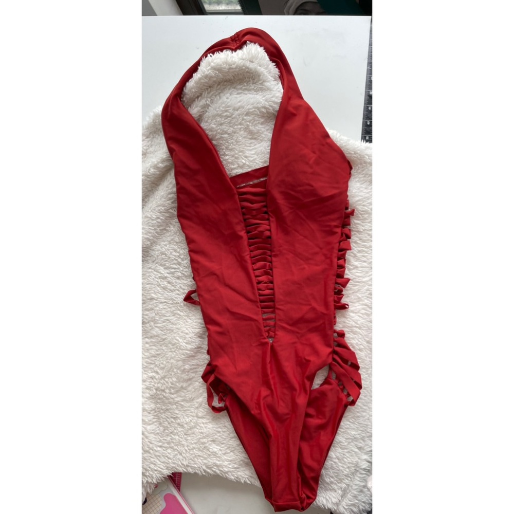 Nasty Gal Strappy One-Piece Swimsuit